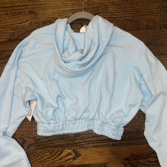 Nia Cinched Sweatshirt Light Blue - Picture 2 of 3